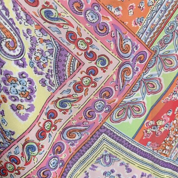 Boho Paisley Print Patchwork Skirt - Picture 4 of 8